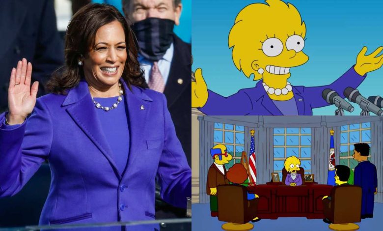 kamala harris simpsons